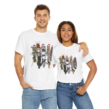 OMNI™ Star Wars Christmas Themed Unisex Heavy Cotton T-Shirts