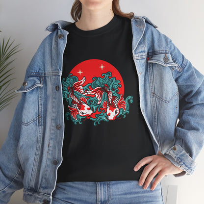 OMNI™ Japanese Koi Unisex Heavy Cotton T-Shirt