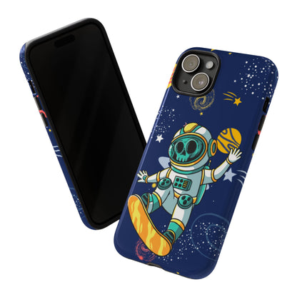 OMNI™ Skeleton Astronaut Space Surfer Double Layered Phone Case