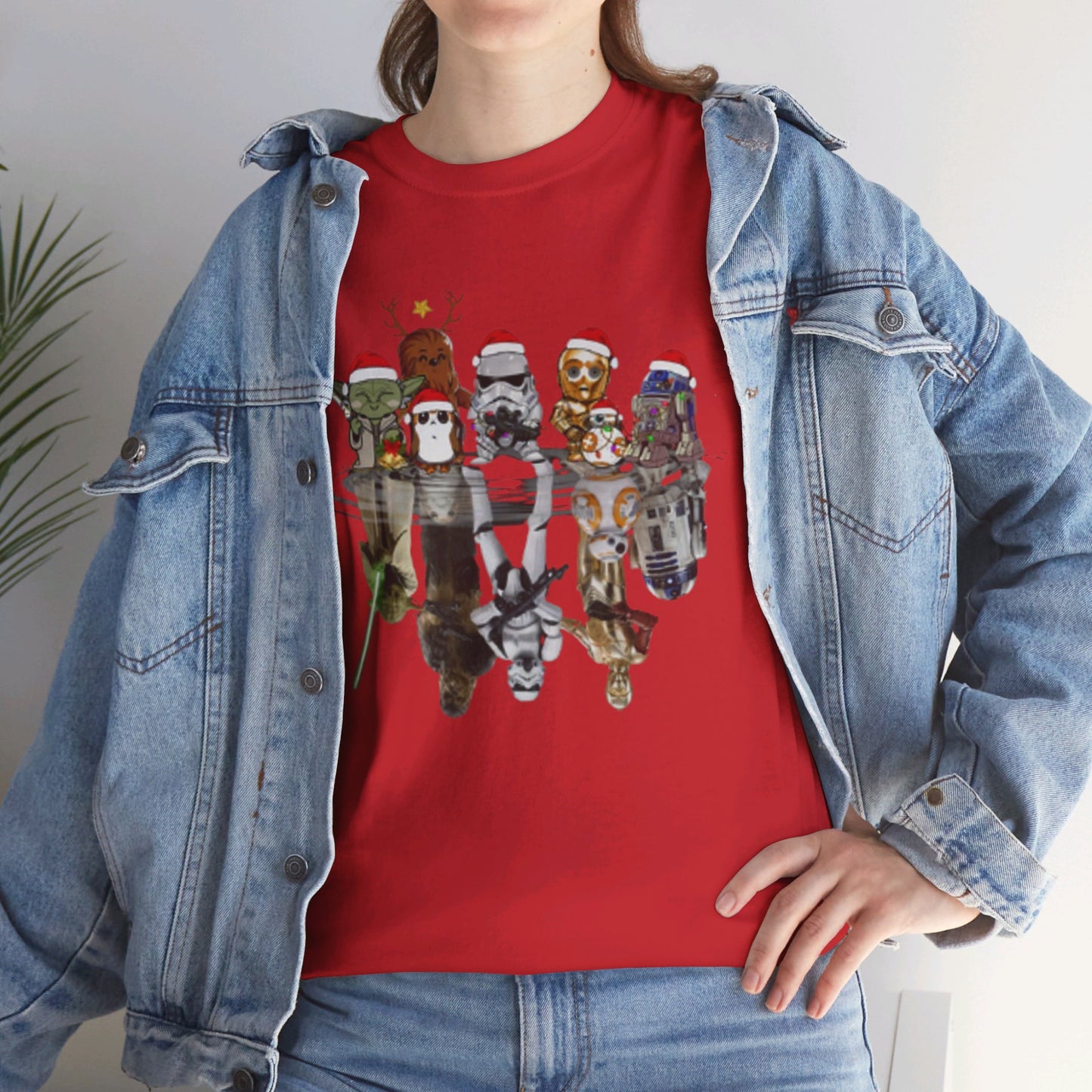 OMNI™ Star Wars Christmas Themed Unisex Heavy Cotton T-Shirts