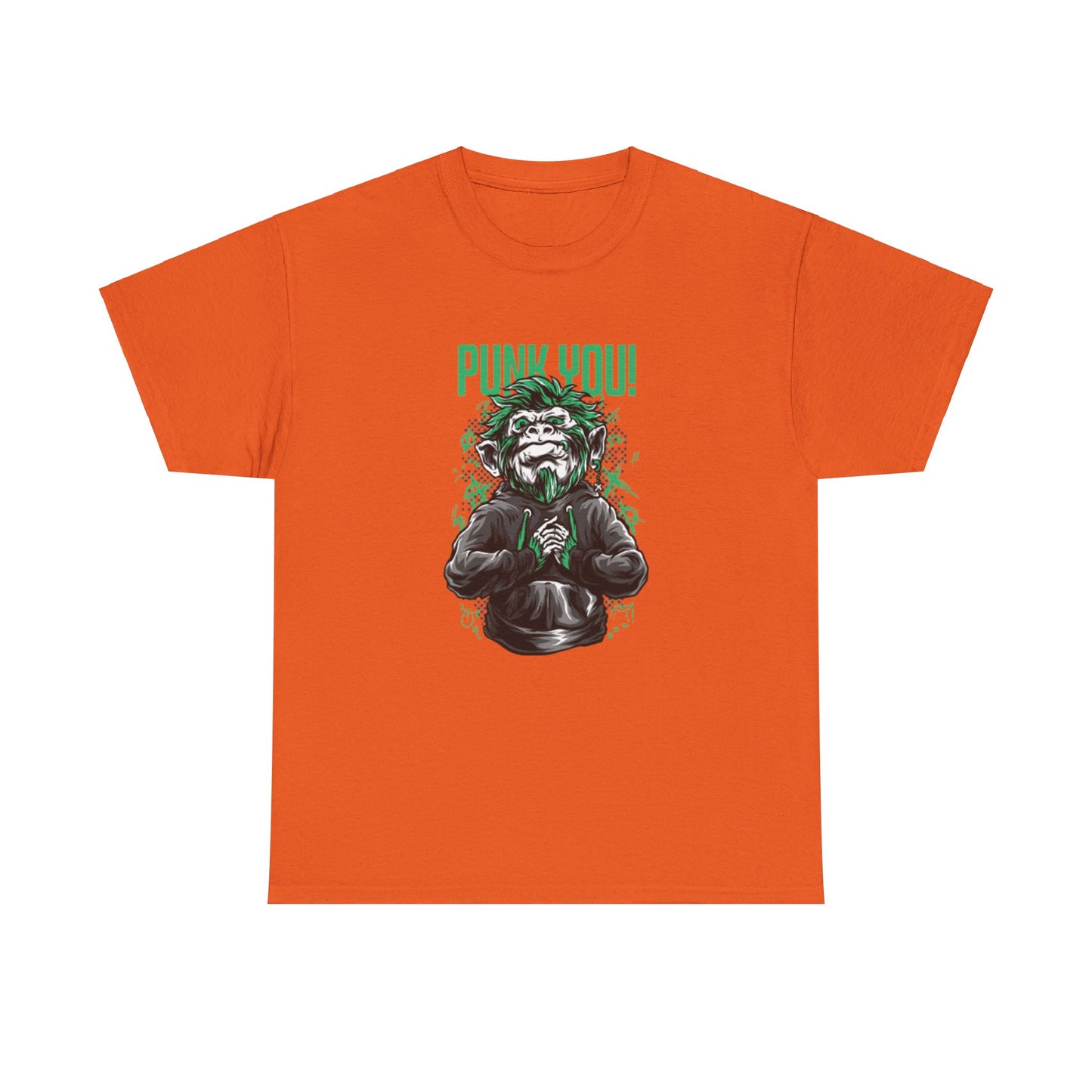 OMNI™ Punk Hipster Monkey Unisex Heavy Cotton T-Shirt