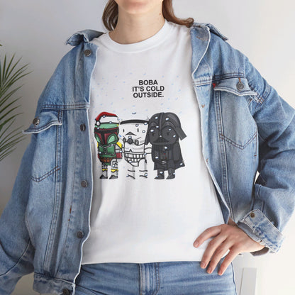 OMNI™ Star Wars Darth Vader Trio Christmas Themed Unisex Heavy Cotton T-Shirt