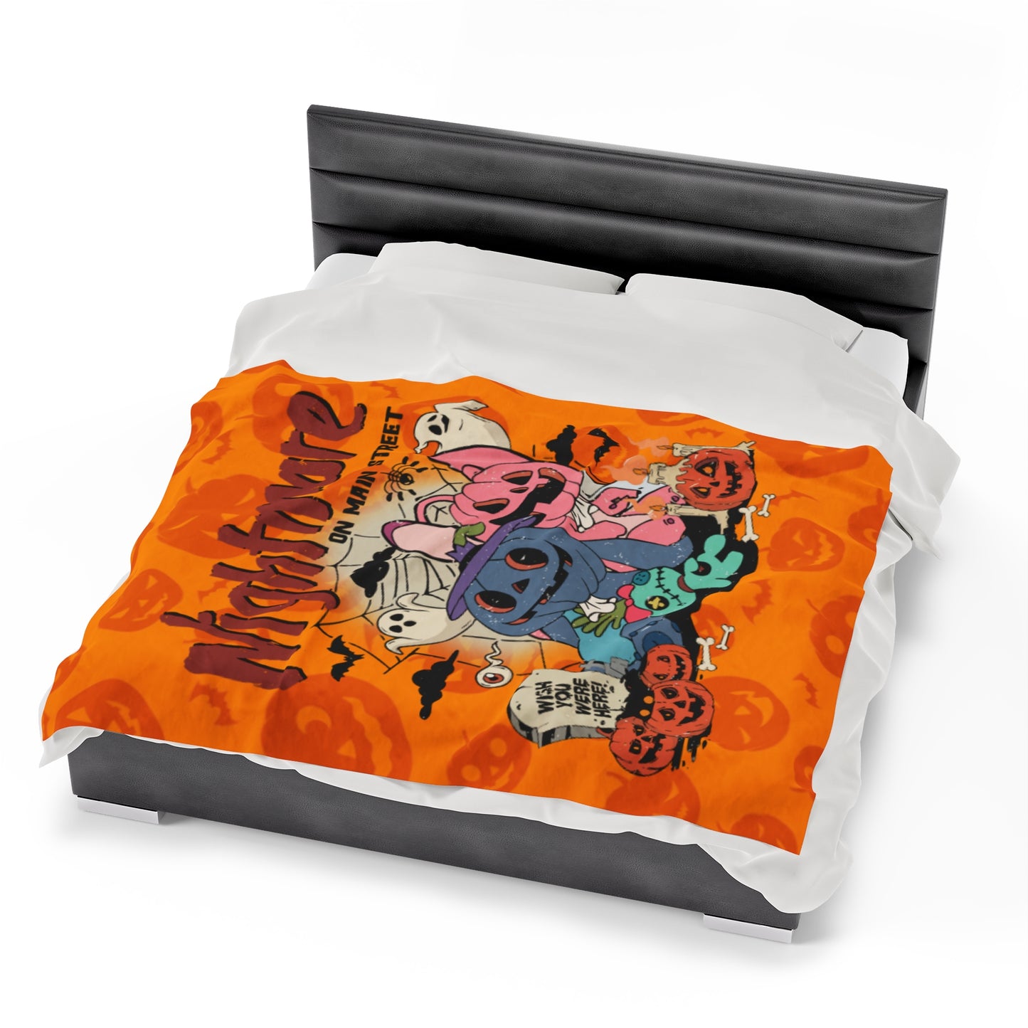 OMNI™ Nightmare On Main Street Velveteen Plush Blanket