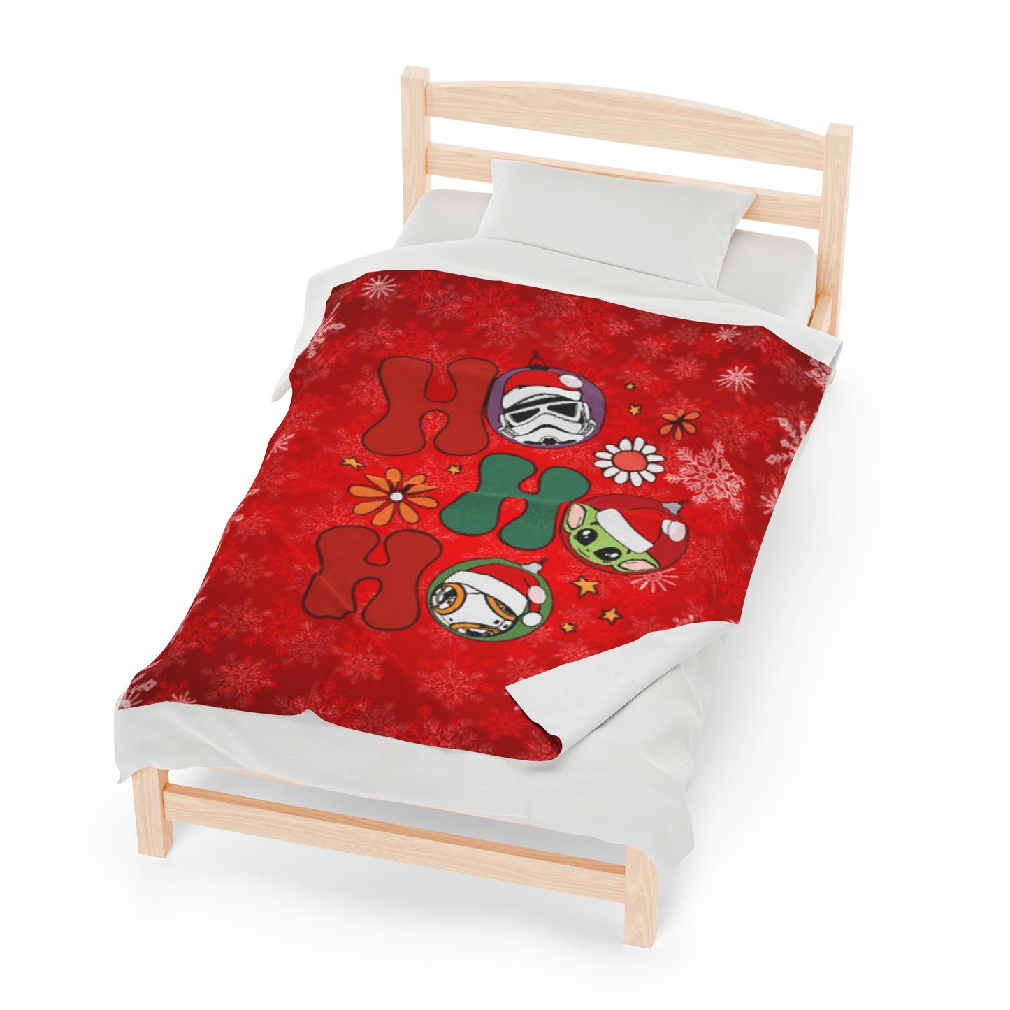 OMNI™ HO! HO! HO! Star Wars Christmas Themed Velveteen Plush Blanket