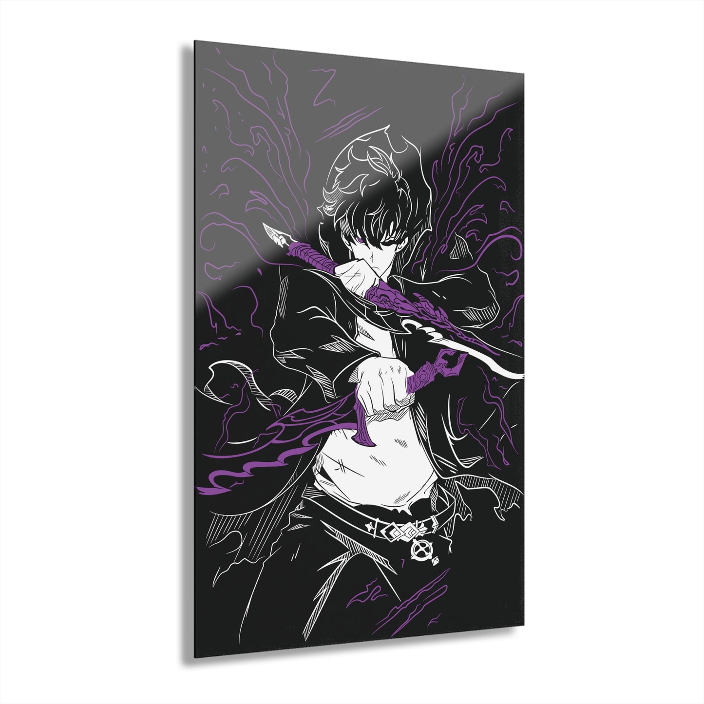 OMNI™ Solo Leveling Sung Jinwoo Twin Daggers Acrylic Print