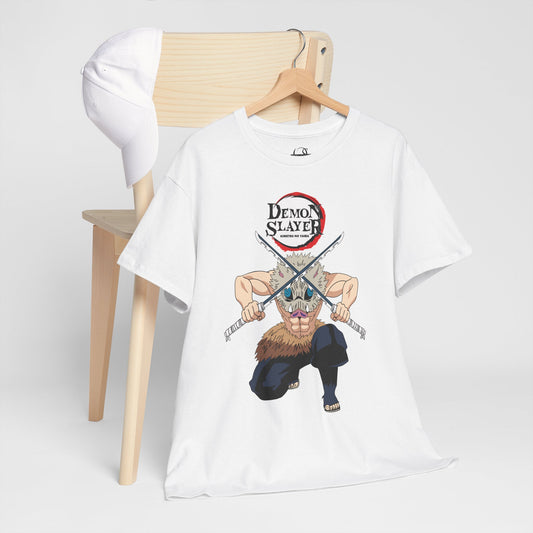 OMNI™ Demon Slayer Inosuke Beast Breathing Unisex Heavy Cotton T-Shirt