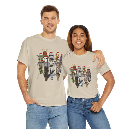 OMNI™ Star Wars Christmas Themed Unisex Heavy Cotton T-Shirts