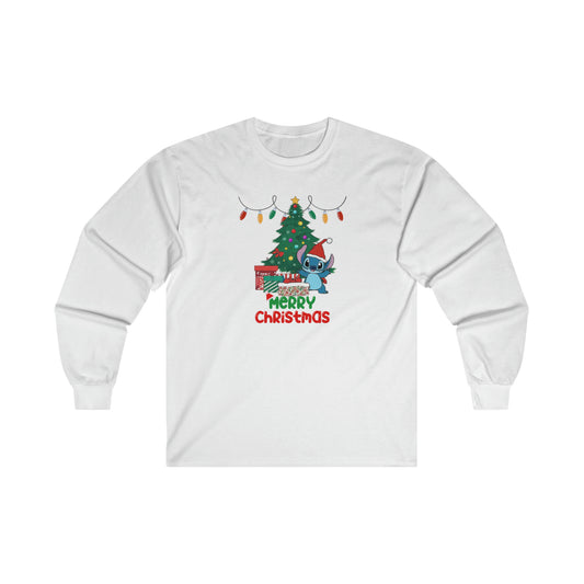 OMNI™ Stitch Christmas Themed Ultra Cotton Long Sleeve T-Shirt