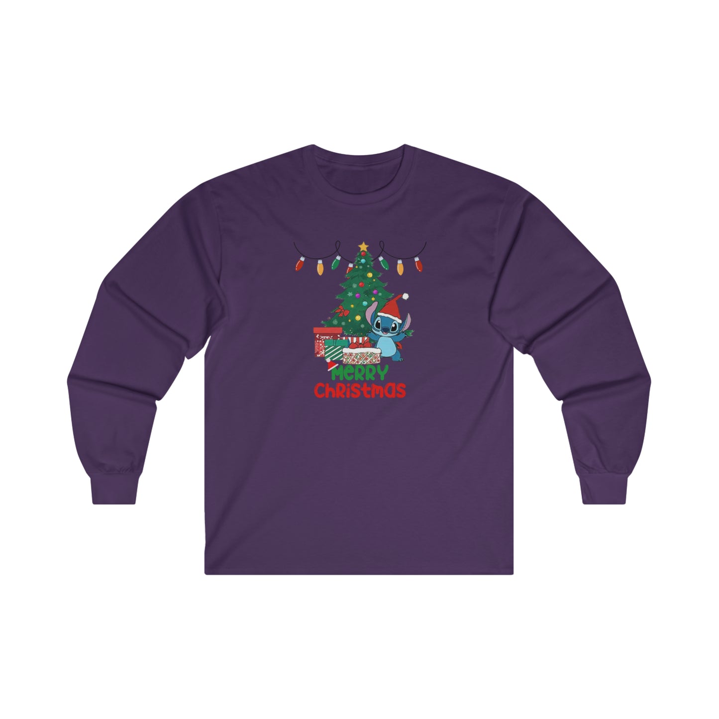 OMNI™ Stitch Christmas Themed Ultra Cotton Long Sleeve T-Shirt