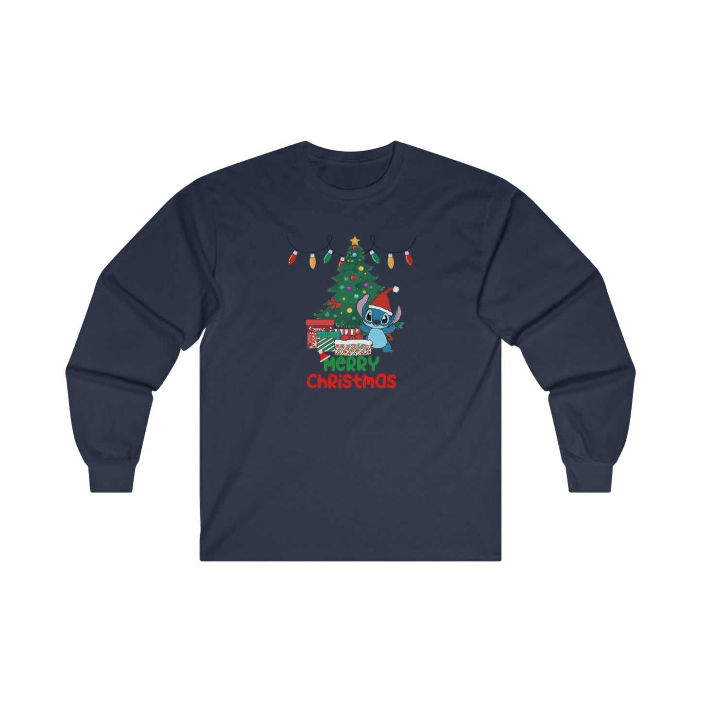 OMNI™ Stitch Christmas Themed Ultra Cotton Long Sleeve T-Shirt