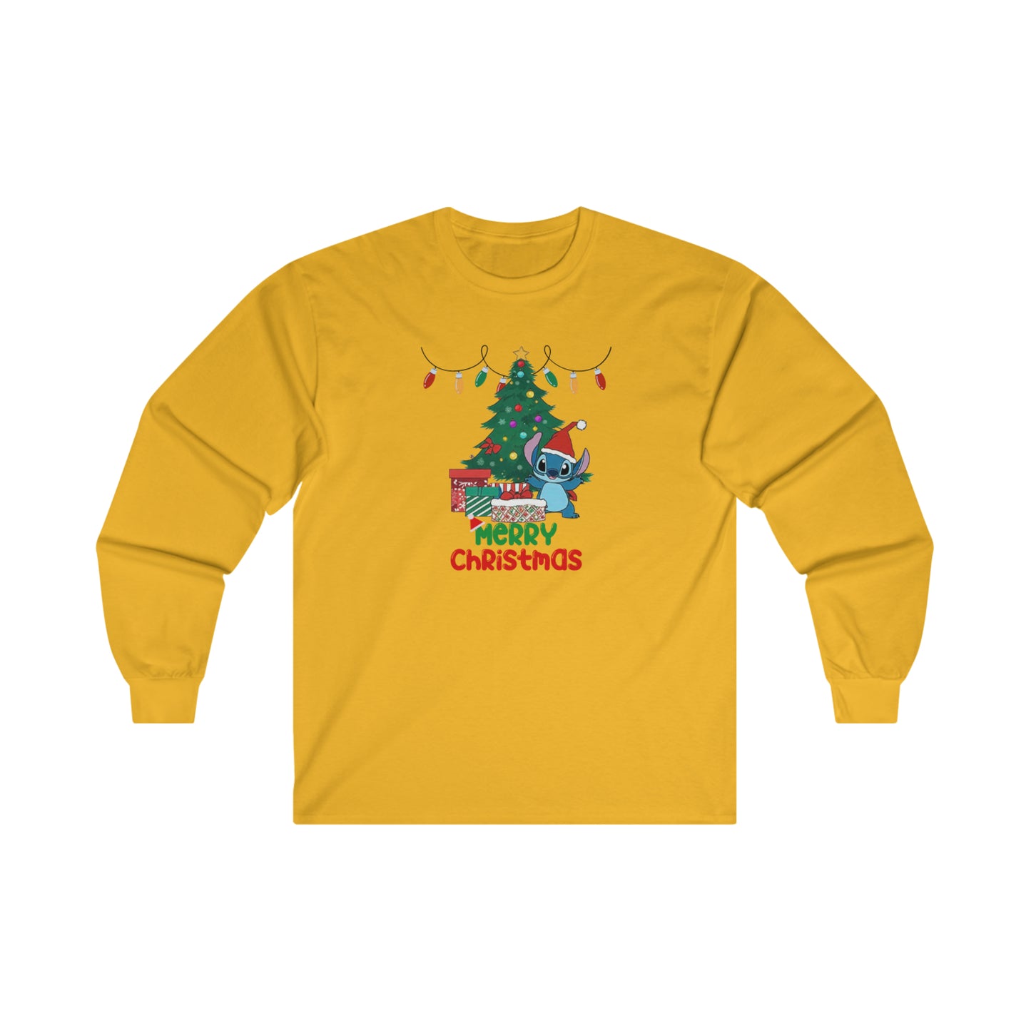 OMNI™ Stitch Christmas Themed Ultra Cotton Long Sleeve T-Shirt