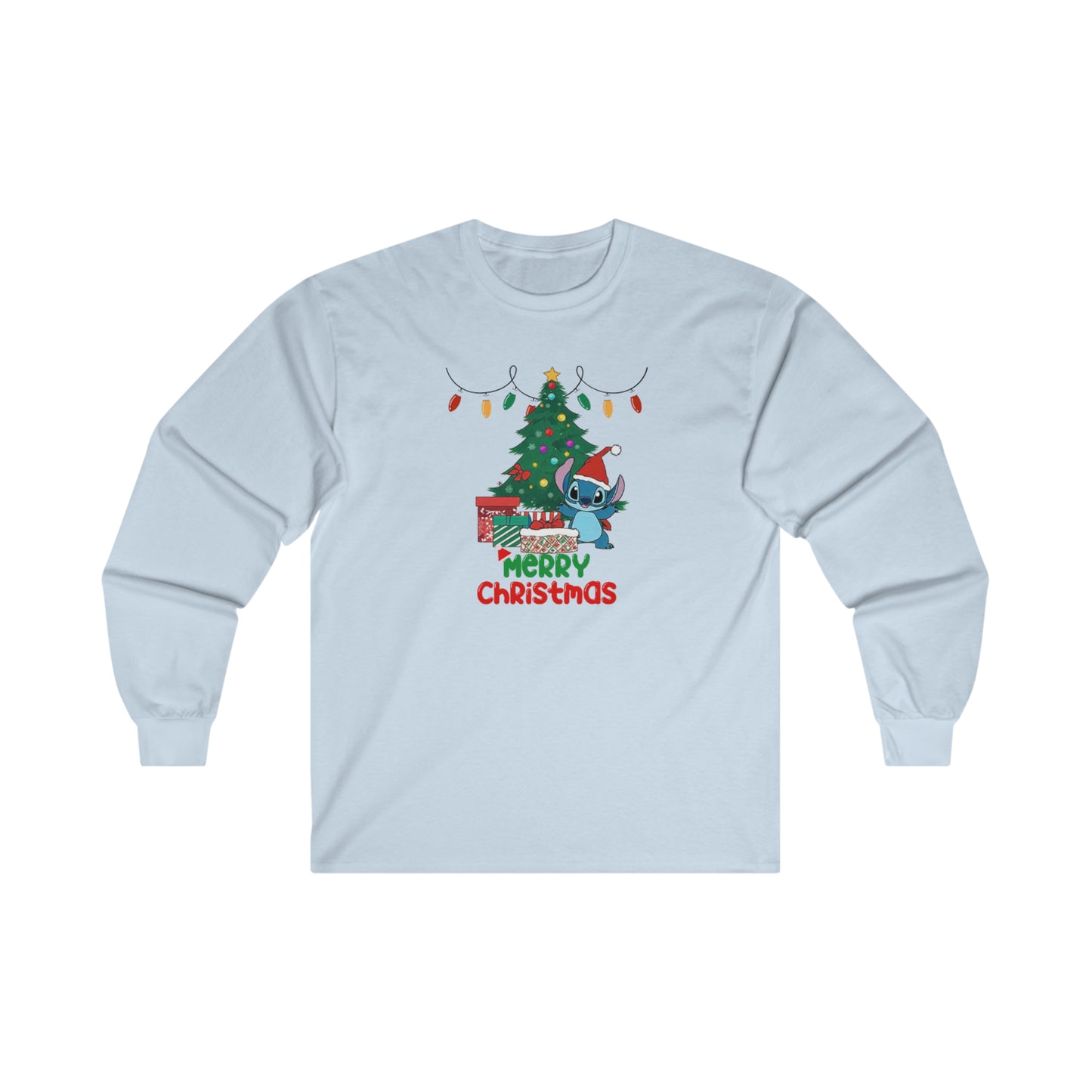 OMNI™ Stitch Christmas Themed Ultra Cotton Long Sleeve T-Shirt