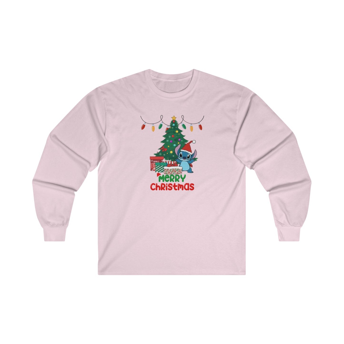 OMNI™ Stitch Christmas Themed Ultra Cotton Long Sleeve T-Shirt