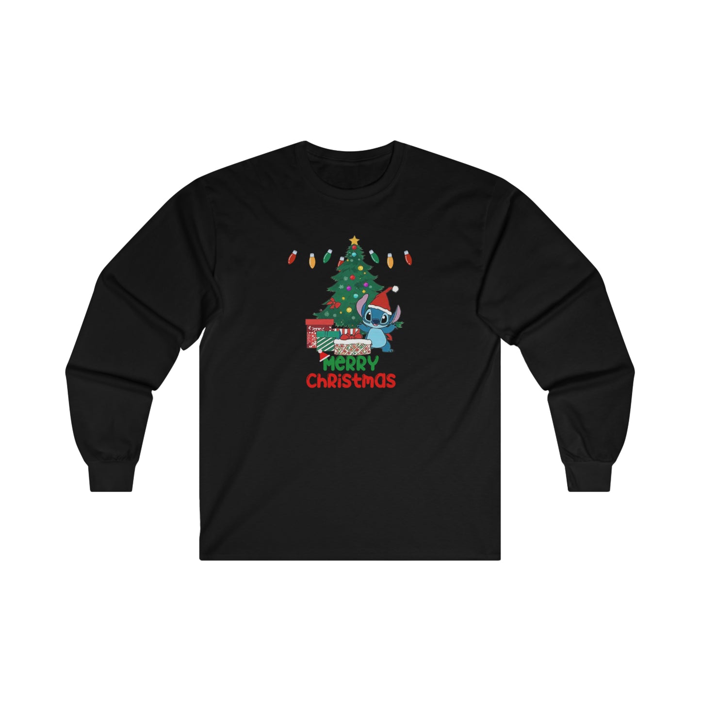 OMNI™ Stitch Christmas Themed Ultra Cotton Long Sleeve T-Shirt