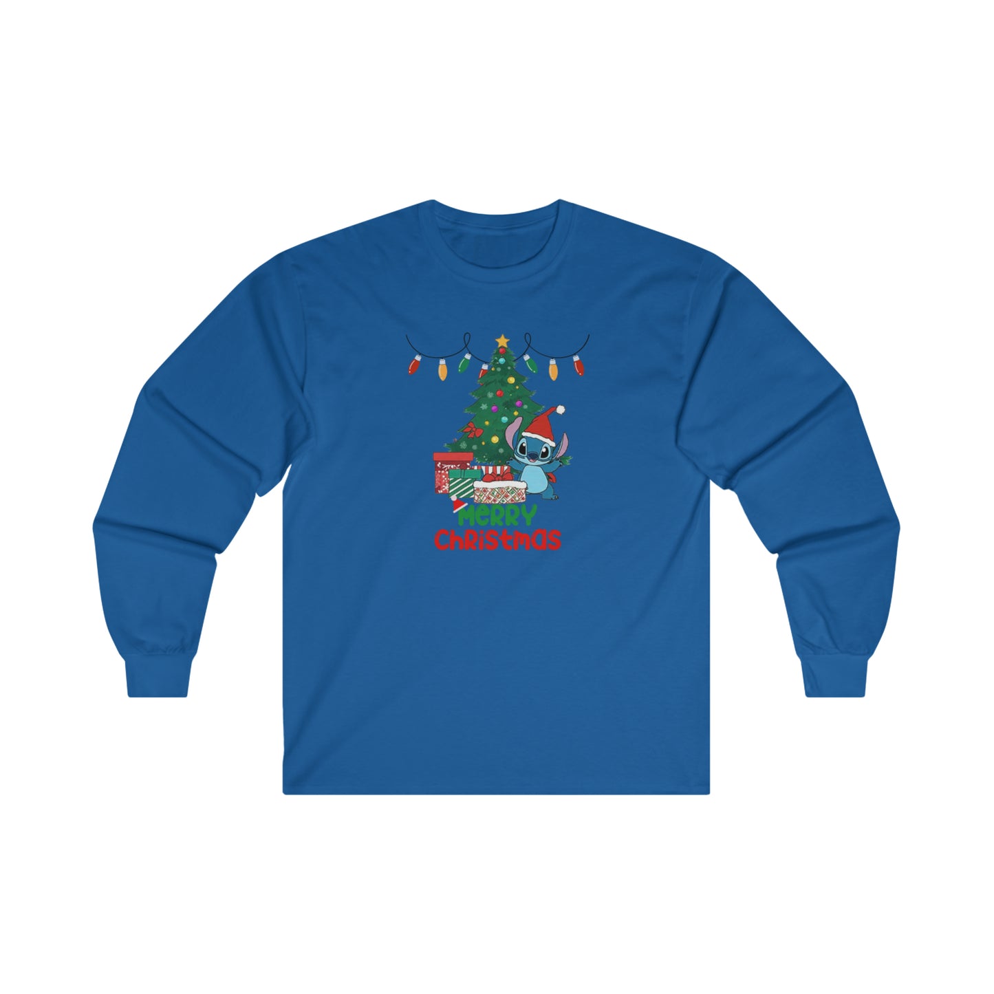 OMNI™ Stitch Christmas Themed Ultra Cotton Long Sleeve T-Shirt