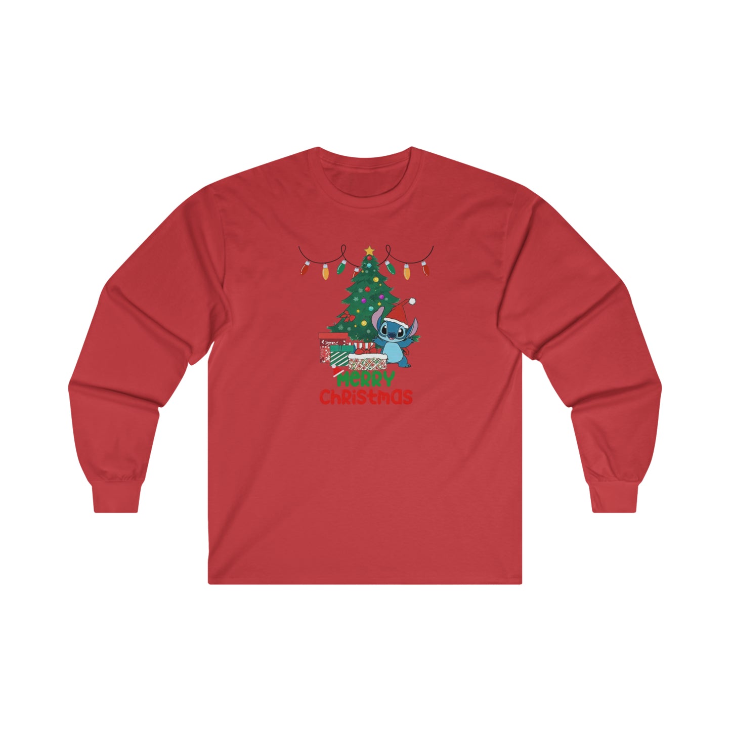 OMNI™ Stitch Christmas Themed Ultra Cotton Long Sleeve T-Shirt