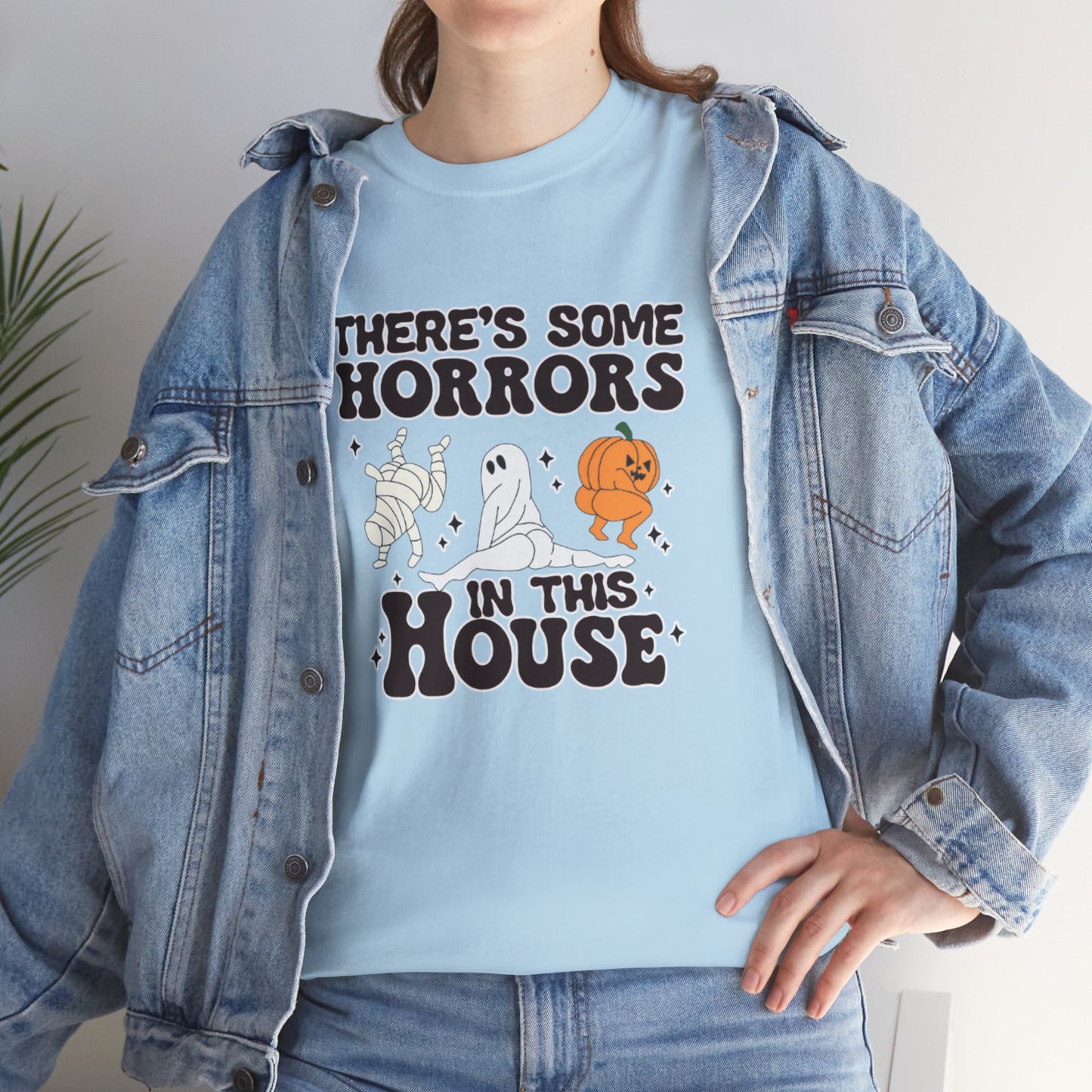 There's Some Horrors In This House Unisex Heavy Cotton Tee