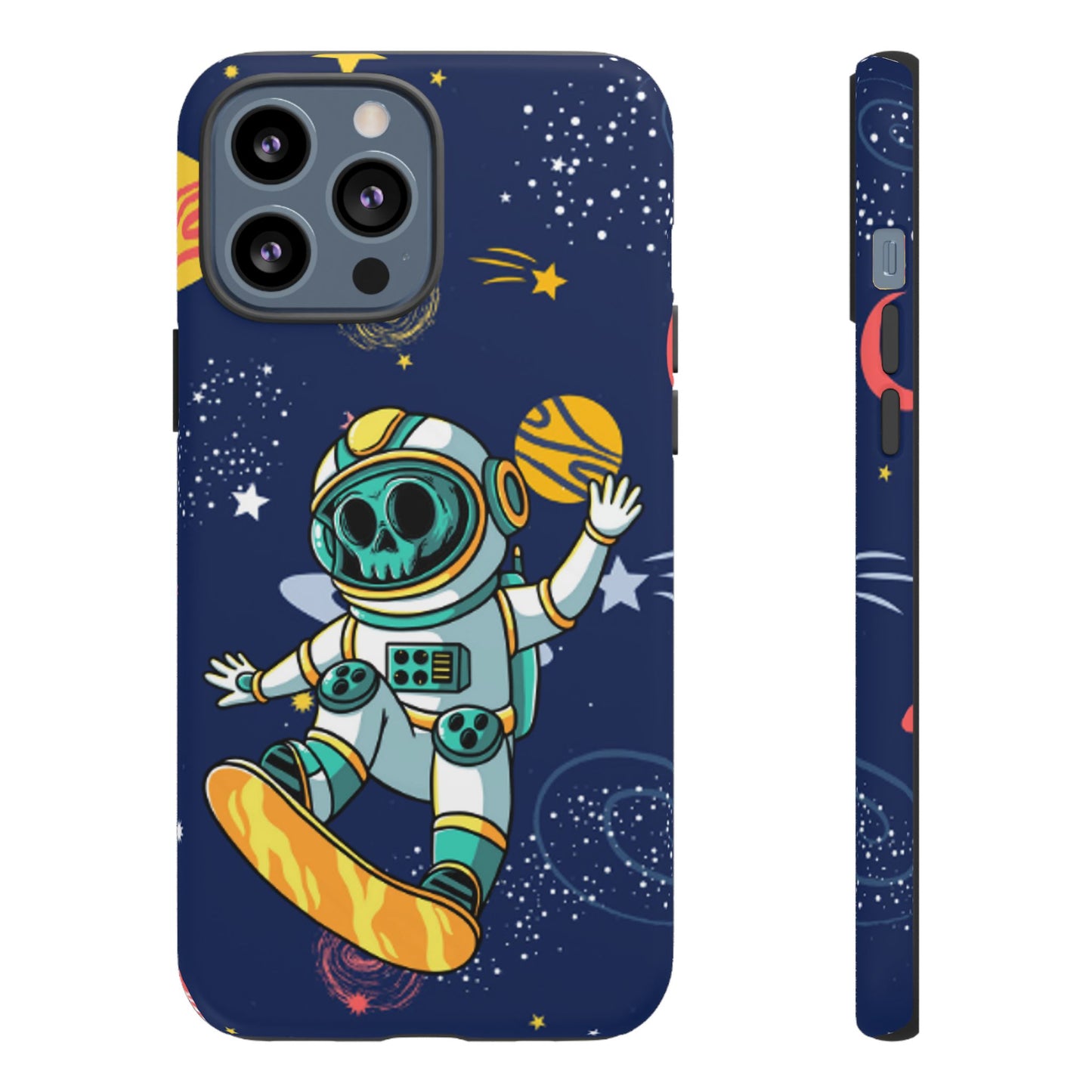 OMNI™ Skeleton Astronaut Space Surfer Double Layered Phone Case