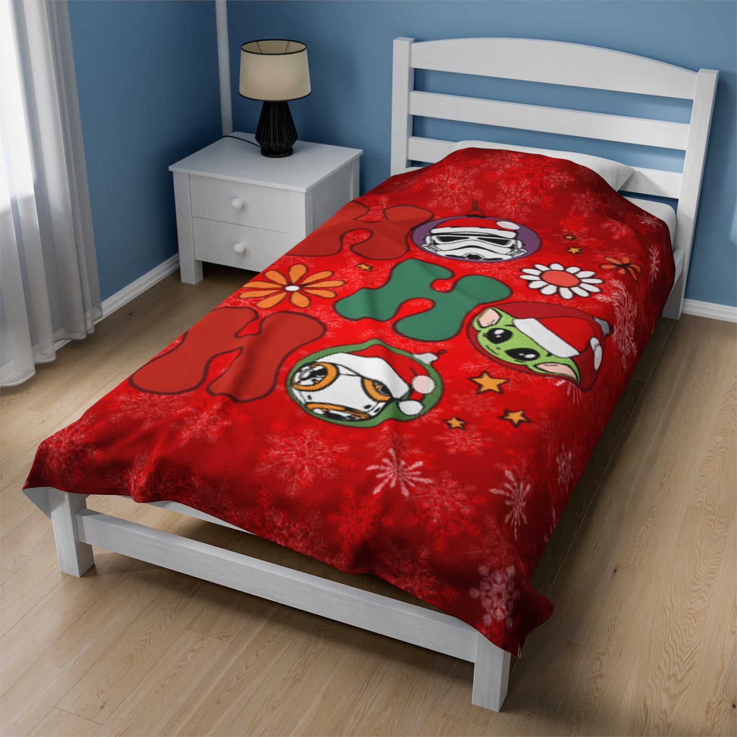 OMNI™ HO! HO! HO! Star Wars Christmas Themed Velveteen Plush Blanket