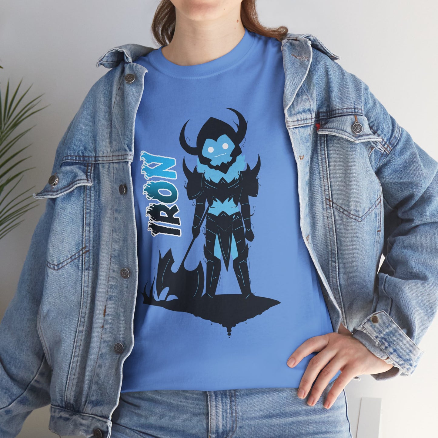 OMNI™ Solo Leveling Chibi Iron Unisex Heavy Cotton T-Shirt