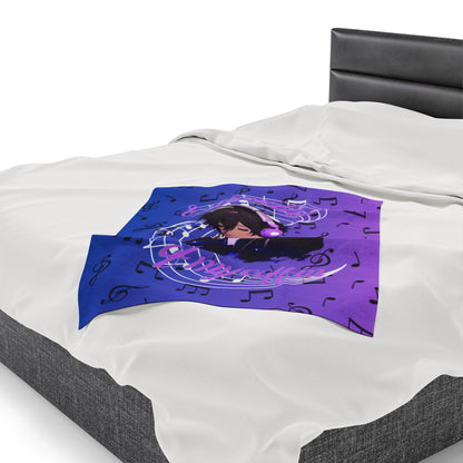 OMNI™ Silhouettes Of My Coffin Velveteen Plush Blanket