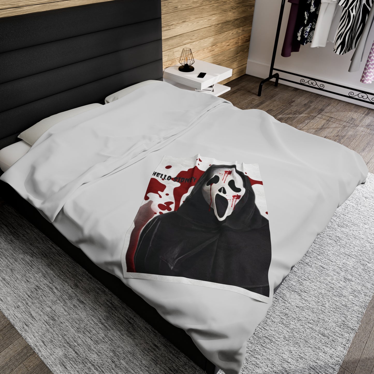 OMNI™ Ghostface Design Velveteen Plush Blanket