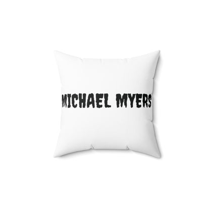 OMNI™ Michael Myers Design Spun Polyester Square Pillow for Halloween