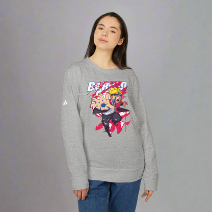OMNI™ Boruto Byakugan Adidas Unisex Fleece Crewneck Sweatshirt