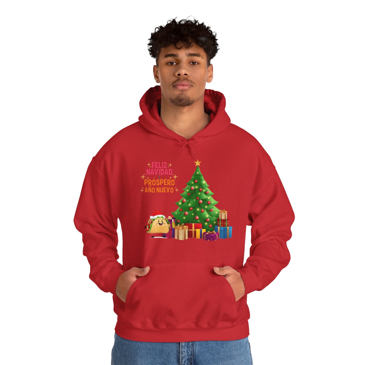 OMNI™ Taco Santa Christmas Holiday Themed Unisex Hoodie