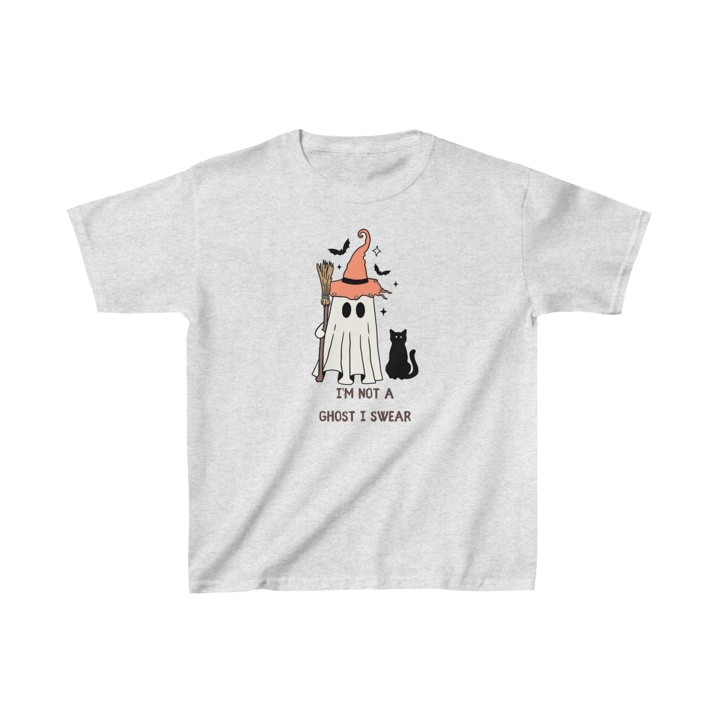 OMNI™ Simple Ghost Design Kids Heavy Cotton™ Tee for Halloween