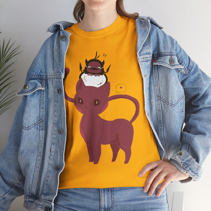 OMNI™ Nero and Rouge Duo Unisex Heavy Cotton T-Shirt