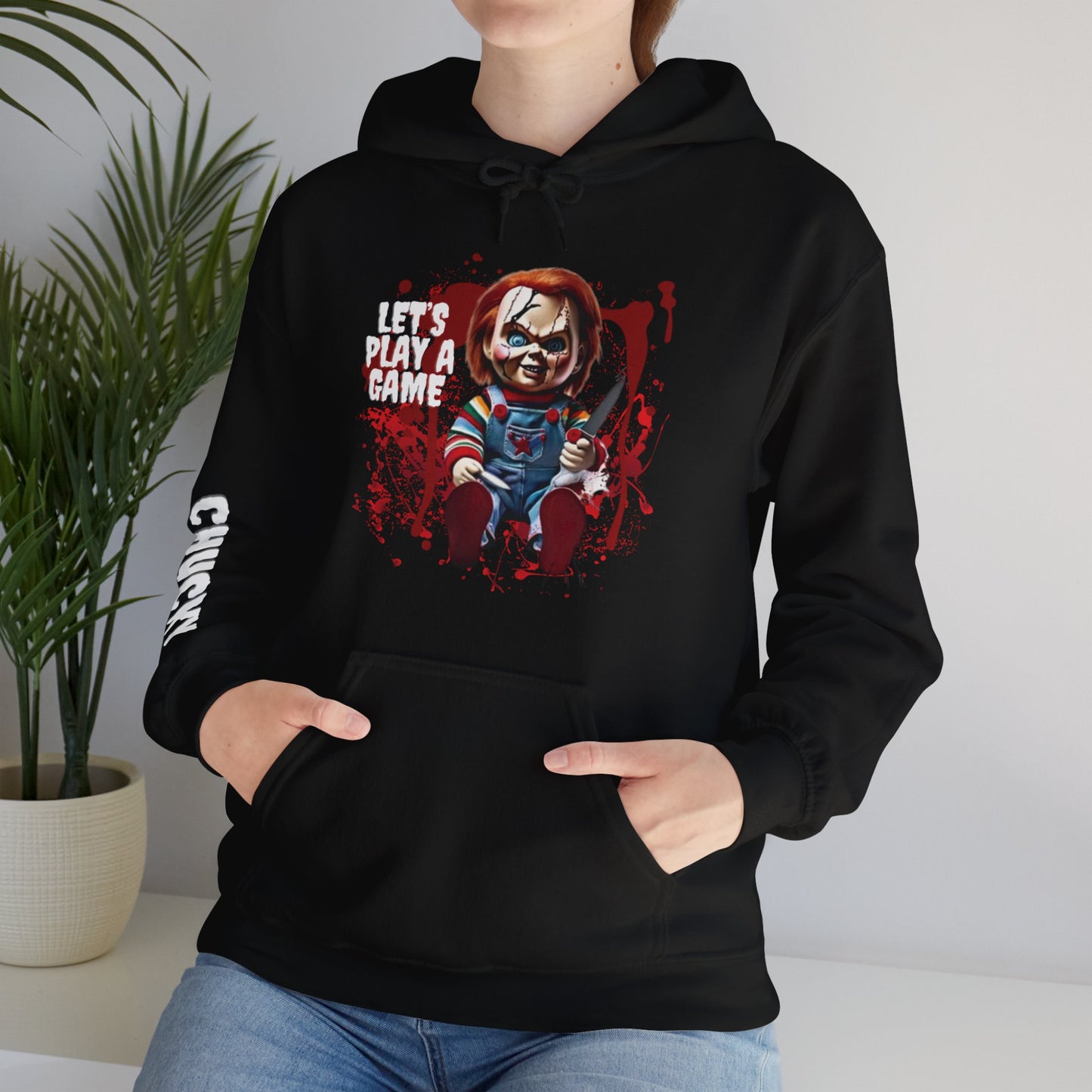 OMNI™ Chucky Bloody Design Unisex Heavy Blend Hoodie