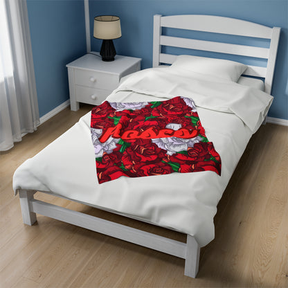 OMNI™ Roses Velveteen Plush Blanket