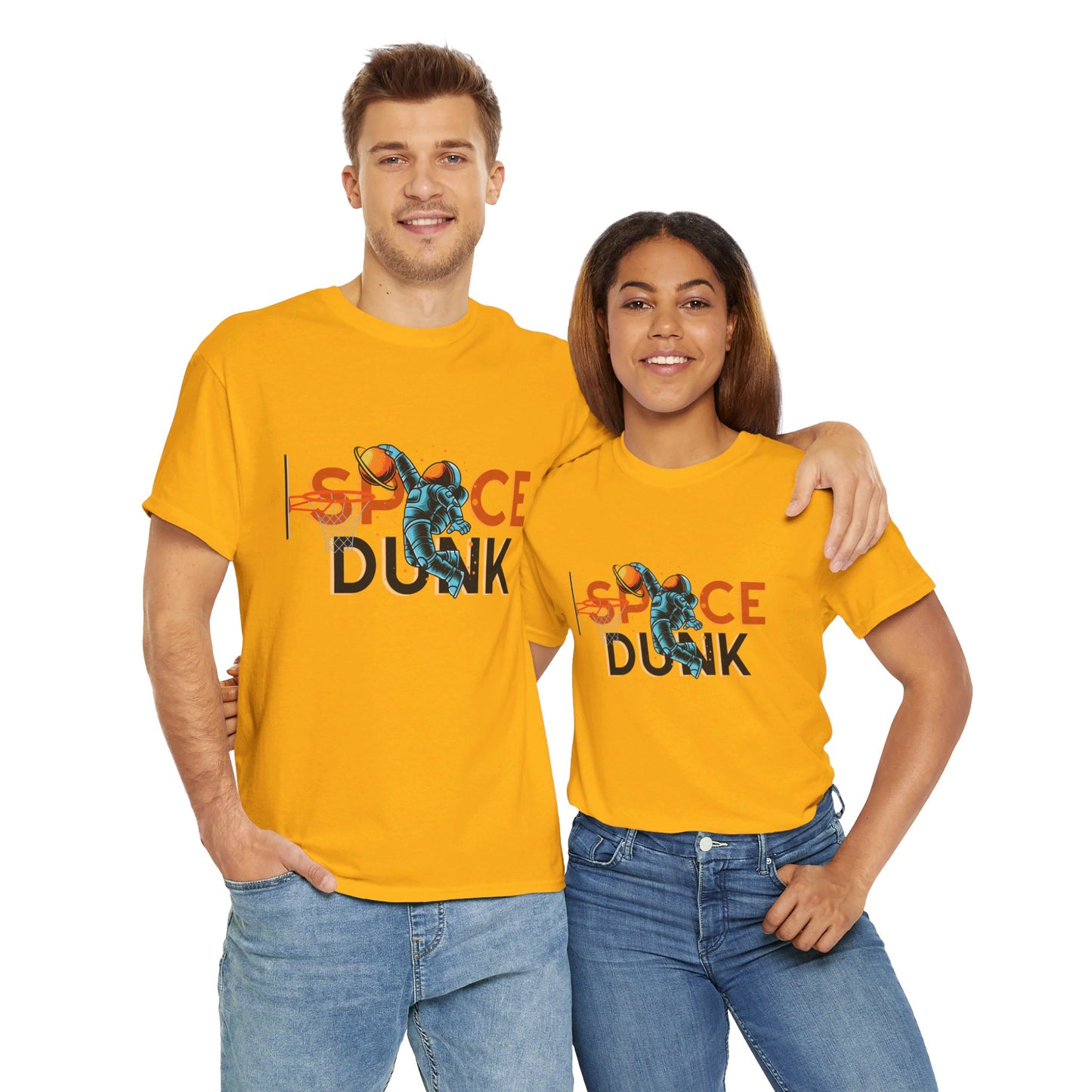 OMNI™ Space Dunk Unisex Heavy Cotton T-Shirt