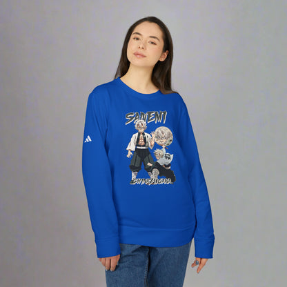 OMNI™ Demon Slayer Wind Hashira Sanemi Shinazugawa Adidas Unisex Fleece Crewneck Sweatshirt