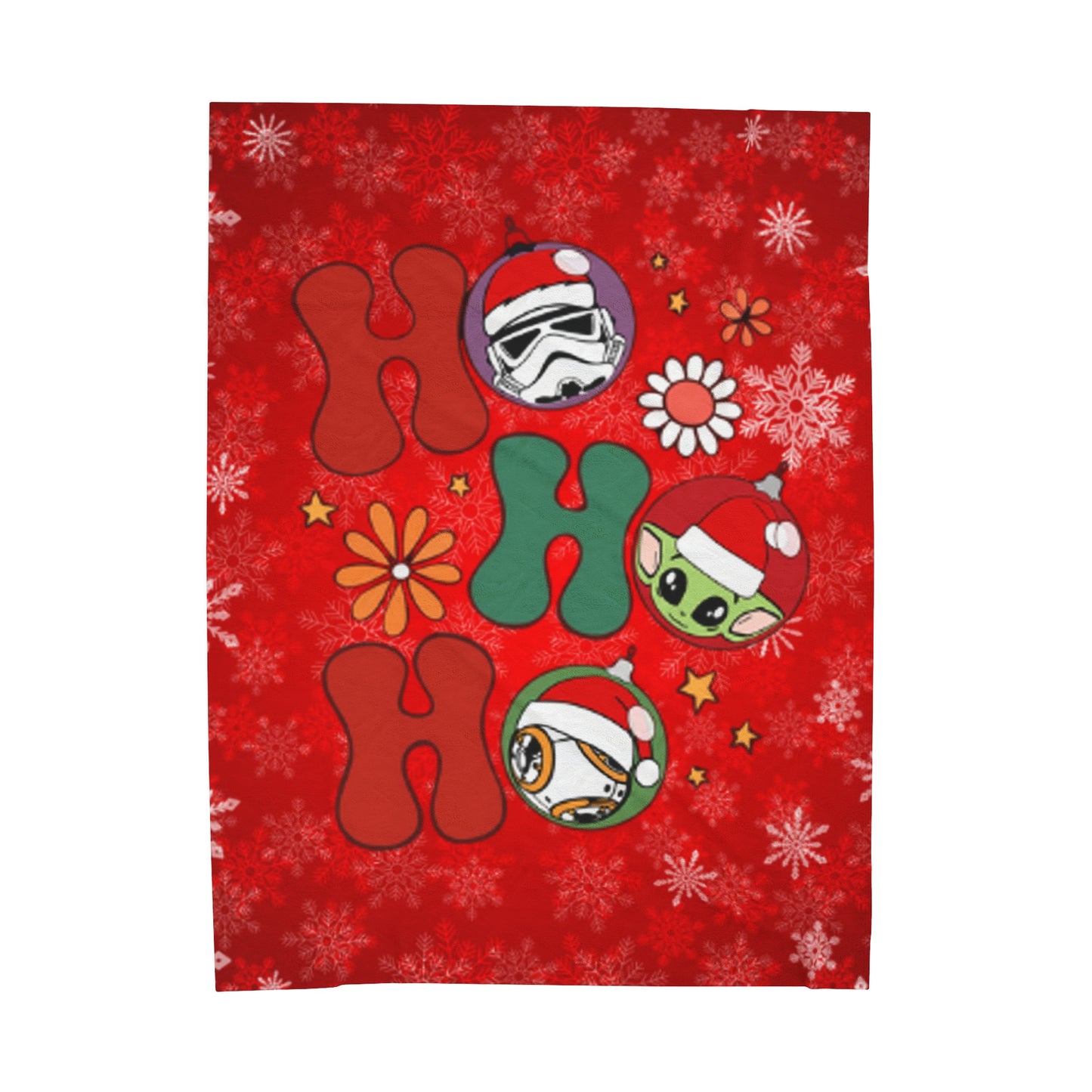 OMNI™ HO! HO! HO! Star Wars Christmas Themed Velveteen Plush Blanket