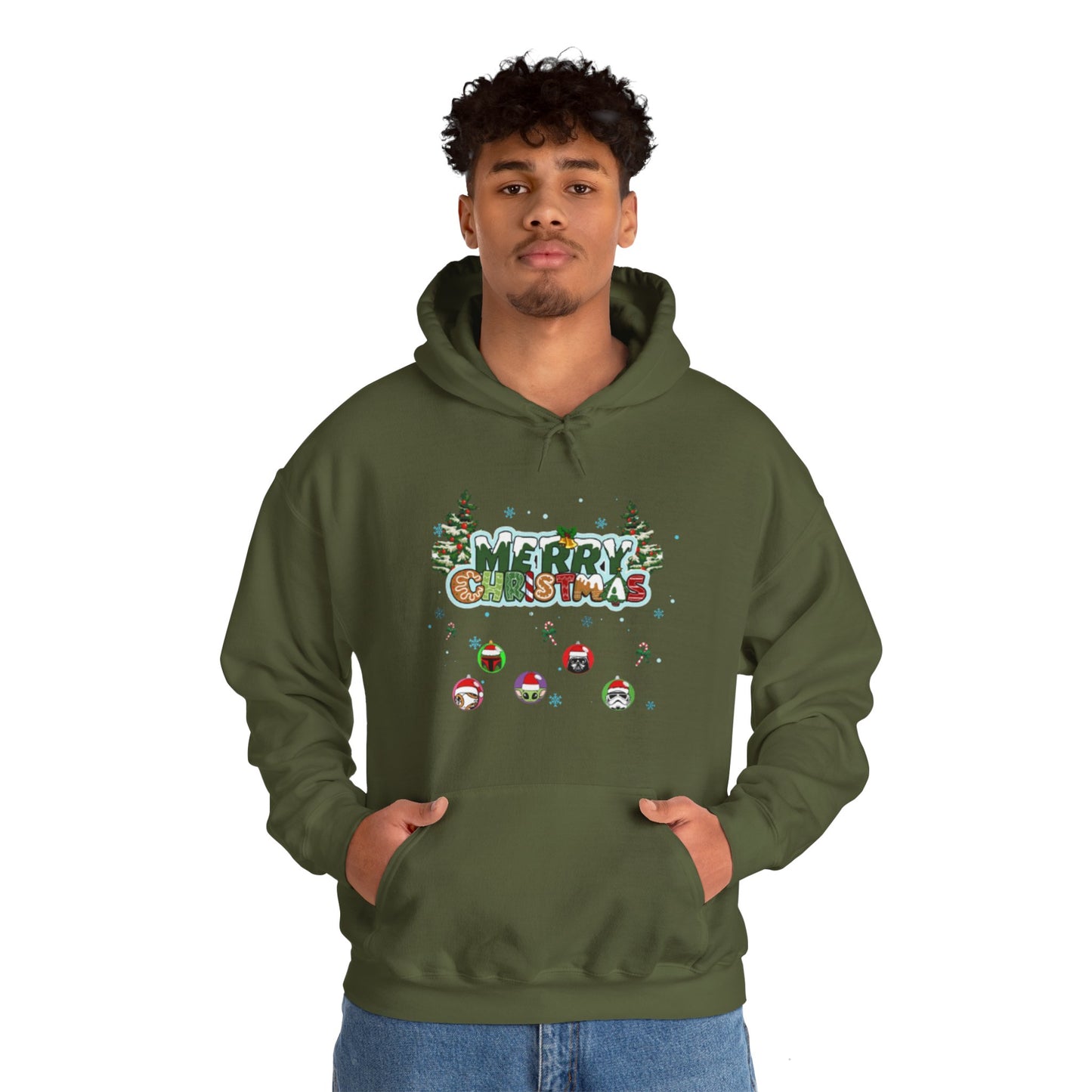 OMNI™ Star Wars Merry Christmas Unisex Heavy Blend Hoodie