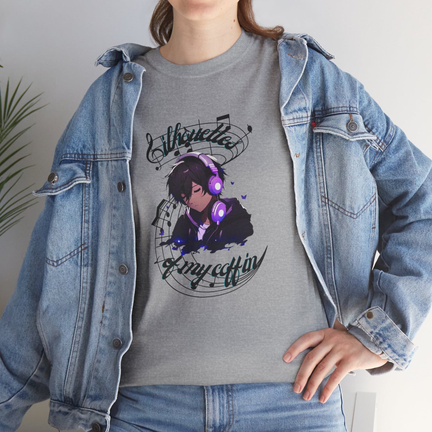 Silhouettes Of My Coffin Unisex Heavy Cotton T-Shirt