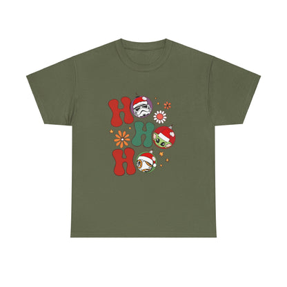 OMNI™ HO! HO! HO! Star Wars Christmas Themed Unisex Heavy Cotton T-Shirt