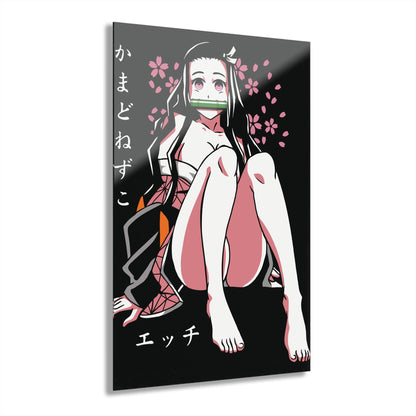 ﻿OMNI™ Demon Slayer Nezuko Kamado Sakura Acrylic Print