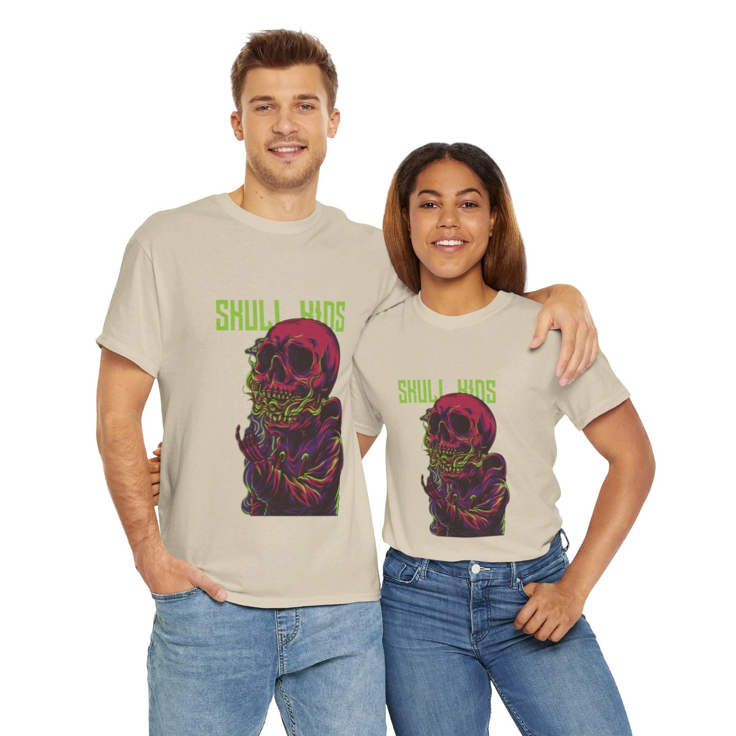 OMNI™ Skull Kids Unisex Heavy Cotton T-Shirt