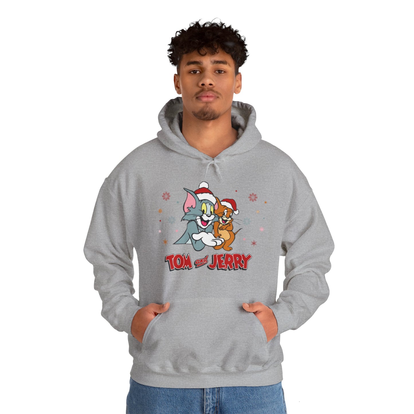 OMNI™ Tom and Jerry Christmas Themed Unisex Heavy Blend Hoodie