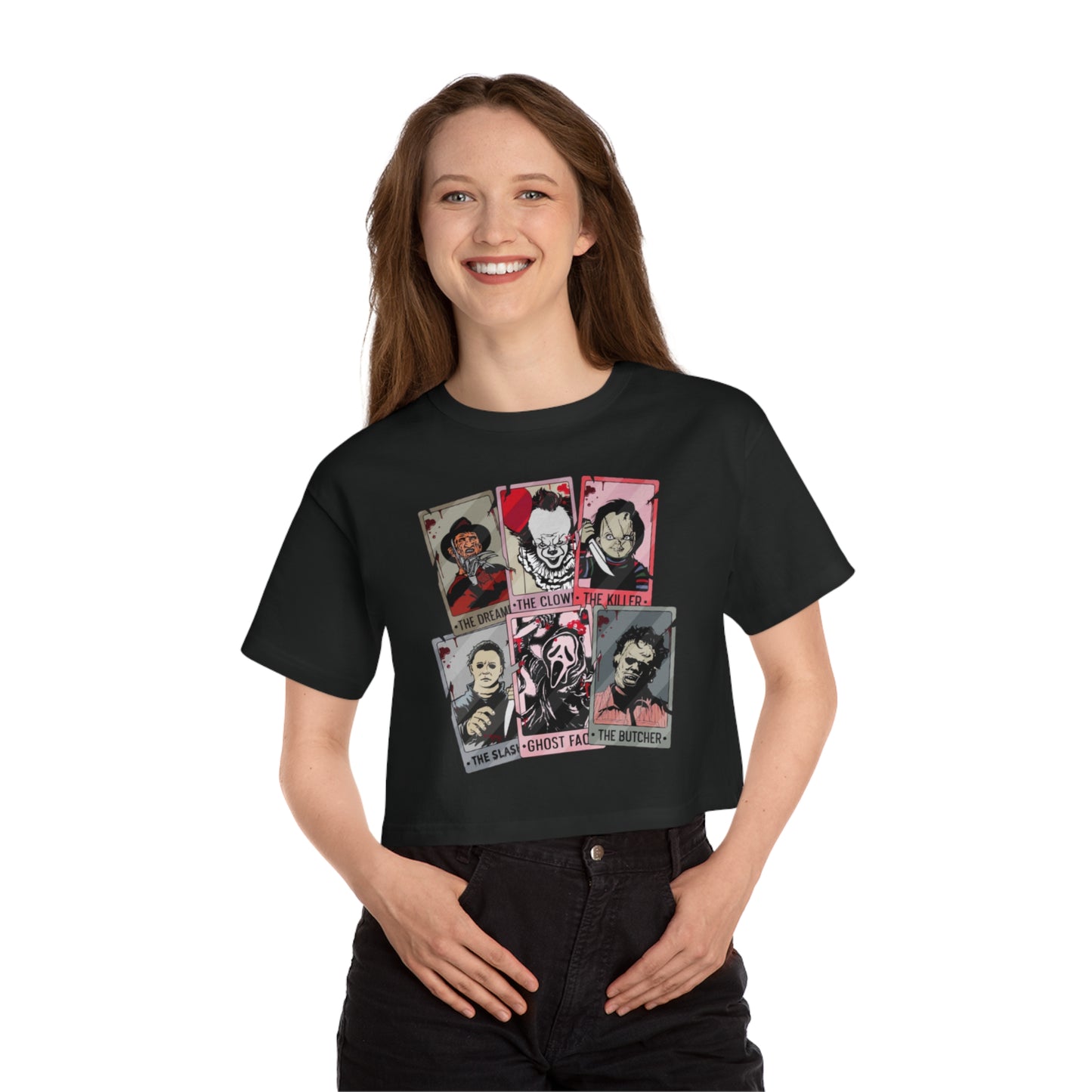 OMNI™ Horror Legends Champion Women's Heritage Cropped T-Shirt