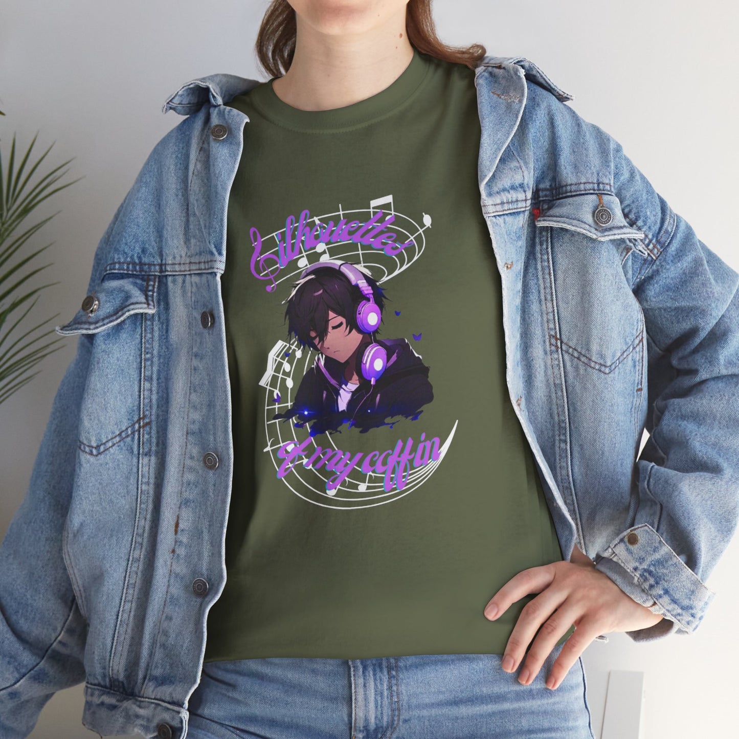 Silhouettes Of My Coffin Unisex Heavy Cotton T-Shirt