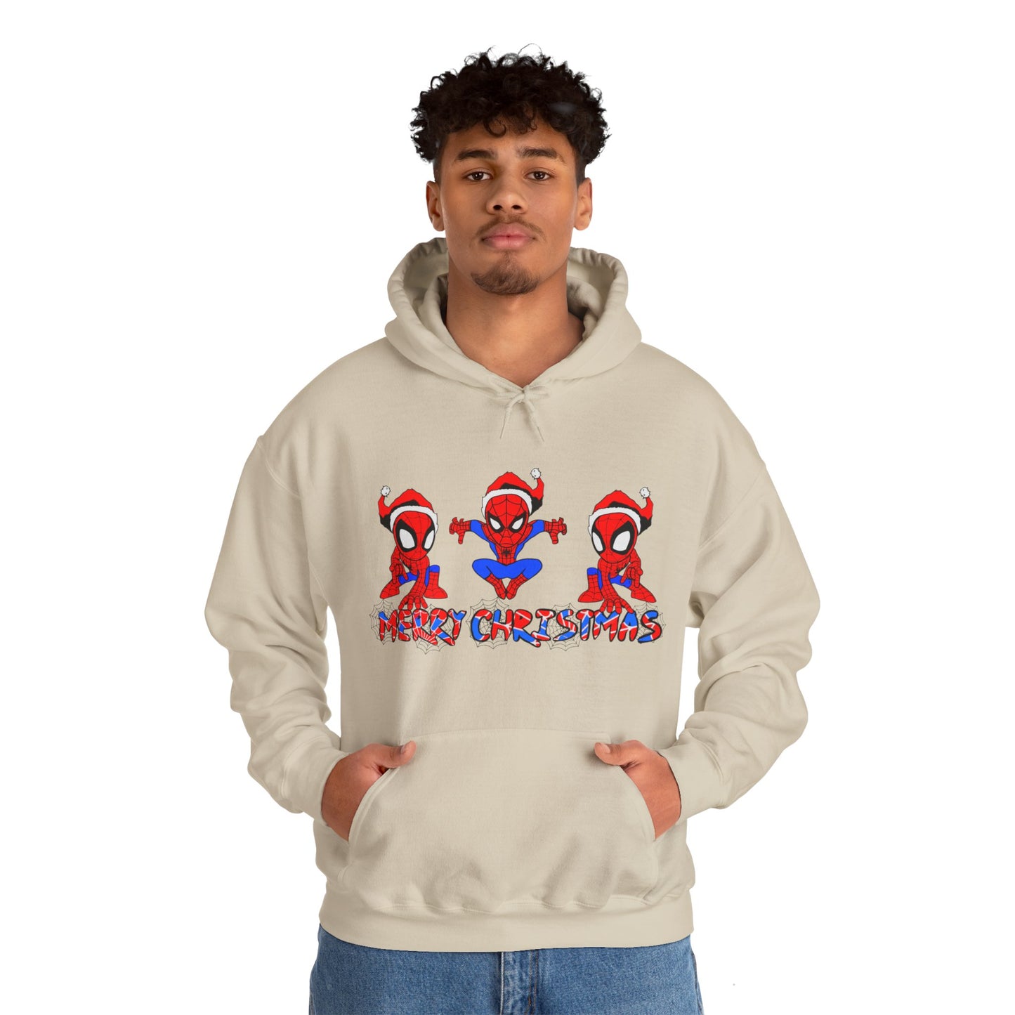 OMNI™ Spider-man Christmas Themed Unisex Heavy Blend Hoodie