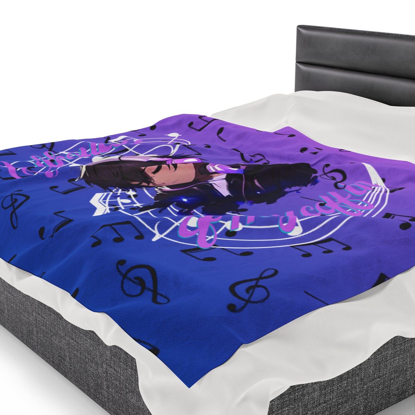 OMNI™ Silhouettes Of My Coffin Velveteen Plush Blanket