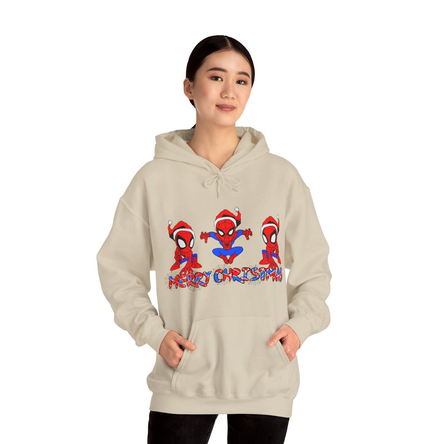 OMNI™ Spider-man Christmas Themed Unisex Heavy Blend Hoodie