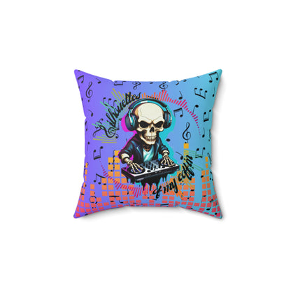 OMNI™ Silhouettes Of My Coffin Spun Polyester Square Pillow (2nd Edition)