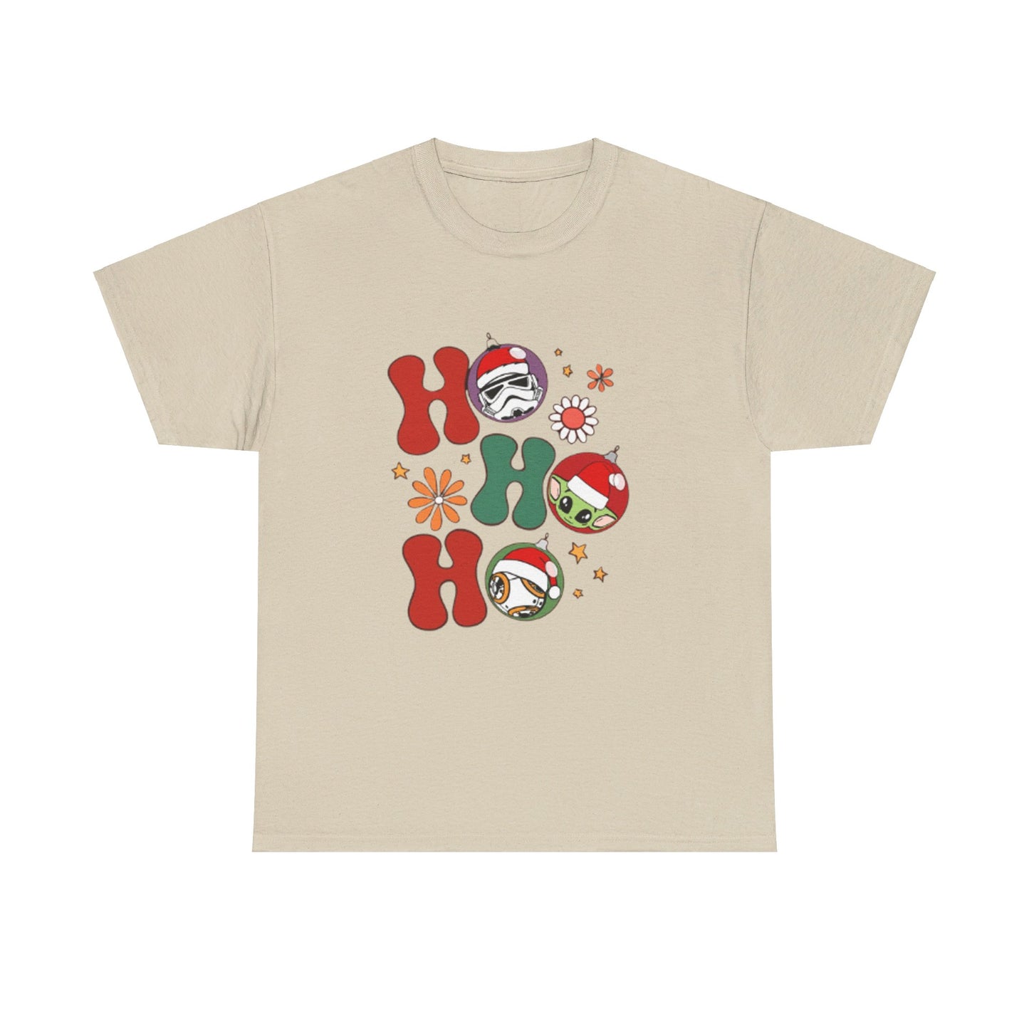 OMNI™ HO! HO! HO! Star Wars Christmas Themed Unisex Heavy Cotton T-Shirt