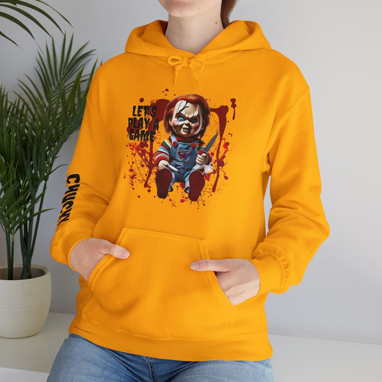 OMNI™ Chucky Bloody Design Unisex Heavy Blend Hoodie